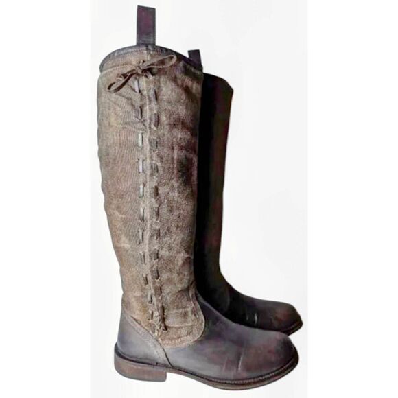 BERNARDO Knee High Work Boot Size 9B - Picture 3 of 9